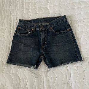 Levi’s Dark Wash Shorts